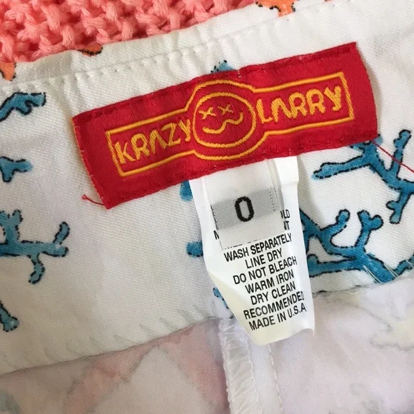 NWT Crazy Larry Ankle Pants in Multi Reef - Picture 15 of 16